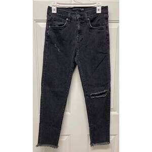 Veronica Beard Jeans Benzi mid rise girlfriend jeans salt and pepper size 26